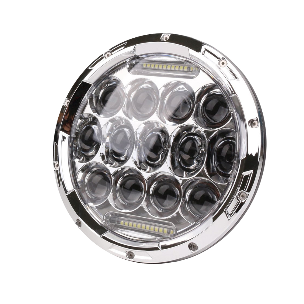 Faro LED redondo ultrafino de 7 pulgadas con punto SAE angel eye JG-J005T