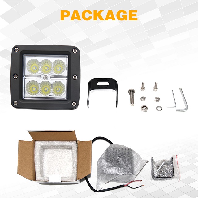 Luz de trabajo LED DC montada en camión 996 18W