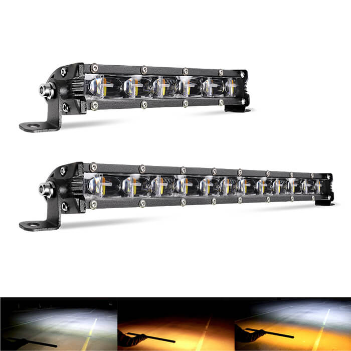 Suministro de barra de luz LED de doble color delgada JG-9610Z-BS