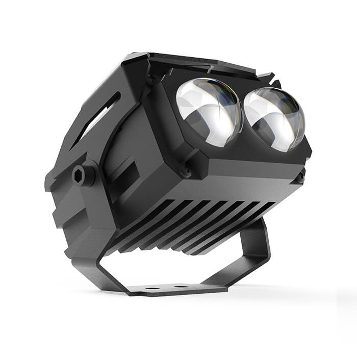 Luz de trabajo LED de doble color de voltio de trabajo amplio con dos lentes JG-993C