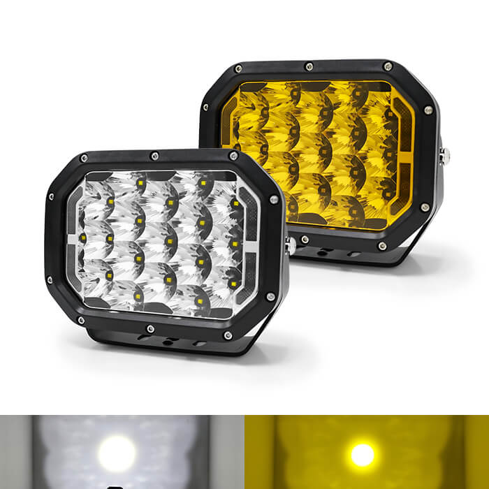 Luces de conducción LED de rectángulo 5x7 con DRL JG-947