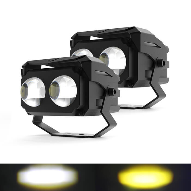 Luz de trabajo LED de doble color de voltio de trabajo amplio con dos lentes JG-993C