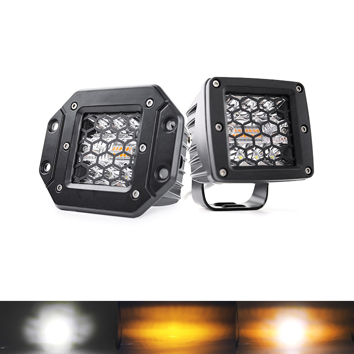 Luces de zanja intermitentes Compañía de doble color JG-995TW-B-BS