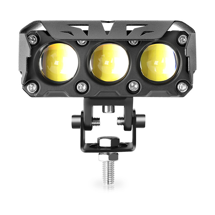 3 Lentes de proyector HI/Luces de conducción auxiliar de viga baja JG-993-3HP